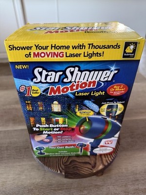 BulbHead Star Shower Motion Laser Lights Projector (10639-6)