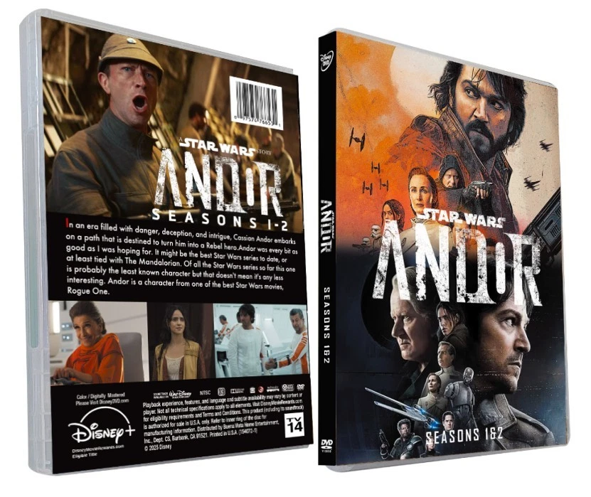 NEW Star Wars: AnDor: The Complete Series Season 1 &2 (DVD,6-disc US REGION 1