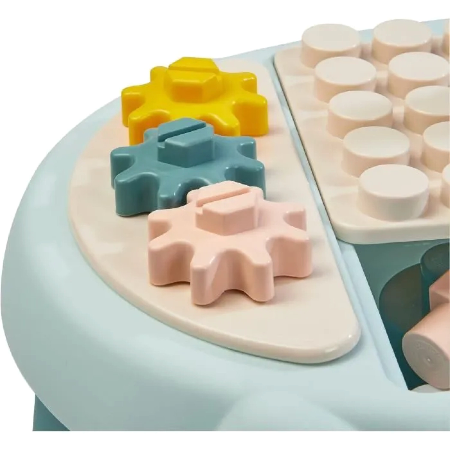 Table d'éveil Écoiffier stable pour stimuler la coordination œil-main de bébé