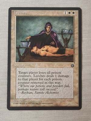 NM Leeches Homelands Mtg Magic the Gathering