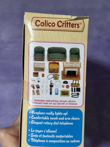 Calico Critters Deluxe Living Room Set, NEW IN BOX! CC2263 Sylvanian Families - Picture 3 of 3