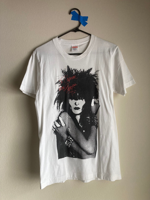Vintage 80s Siouxsie And The Banshees T-Shirt White Rare Vintage 80s Siouxsie And The Banshees T-Shirt White Rare