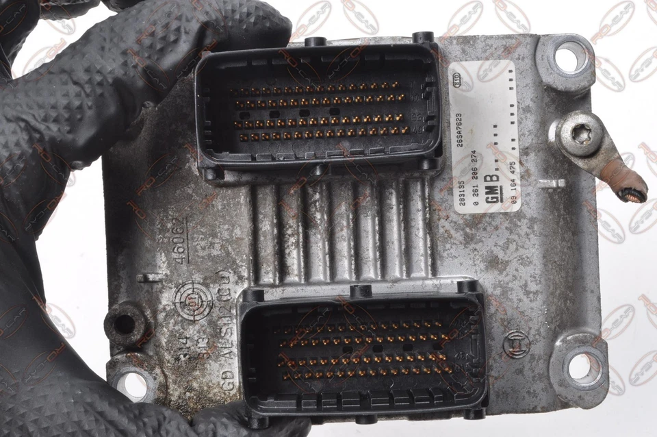 OPEL CORSA C 1.2 16V 75PS Centralina Motore 09164475 - Immagine 3 di 4