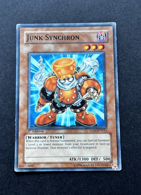 Yugioh! Junk Synchron - 1st Edition 5DS1-EN011 Common (LP/MP) 1996