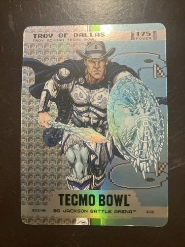 Bo Jackson’s Battle Arena Troy of Dallas Endzone Battlefoil Troy Aikmon EZ148