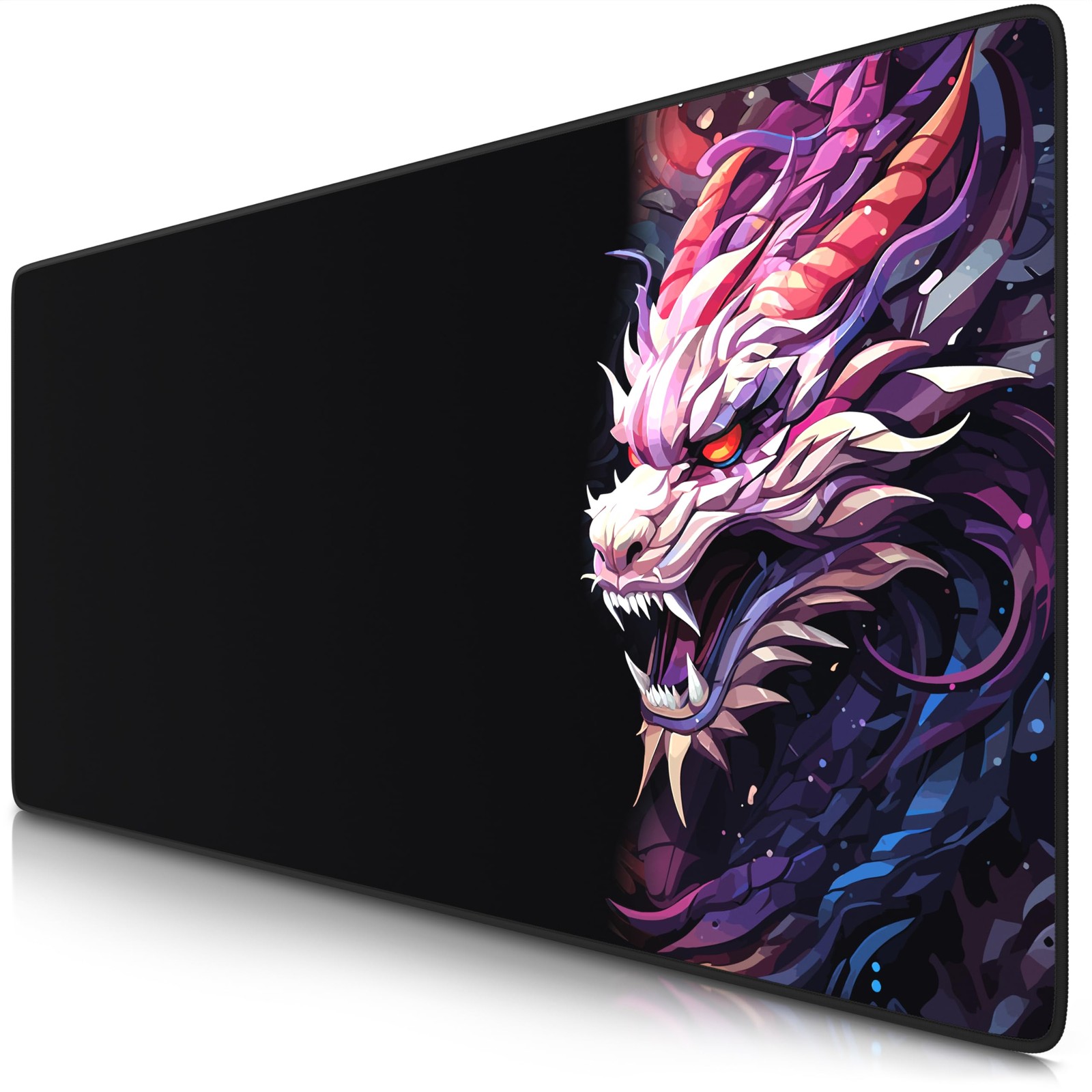 Tapis de souris gaming XXL premium aux finitions soignées en tissu