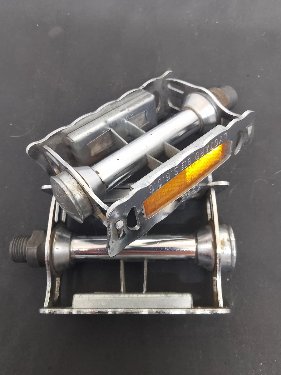 Pédales Lyotard 36 RCM Pour Vélo De Route Course - Acier Fabriqué En France - Occasion
