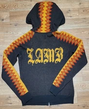 L.A.M.B. 100% Cashmere Zip Hoodie Gwen Stefani - RARE 2006 Size M