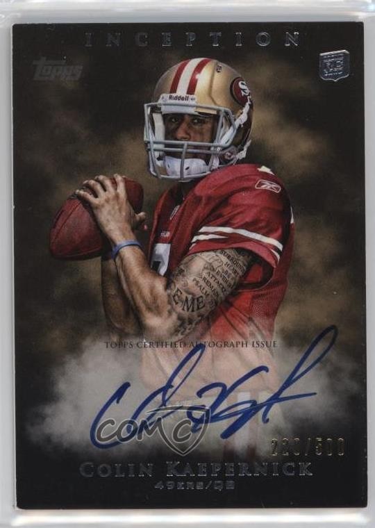 Colin Kaepernick Topps Inception #126 Autograph