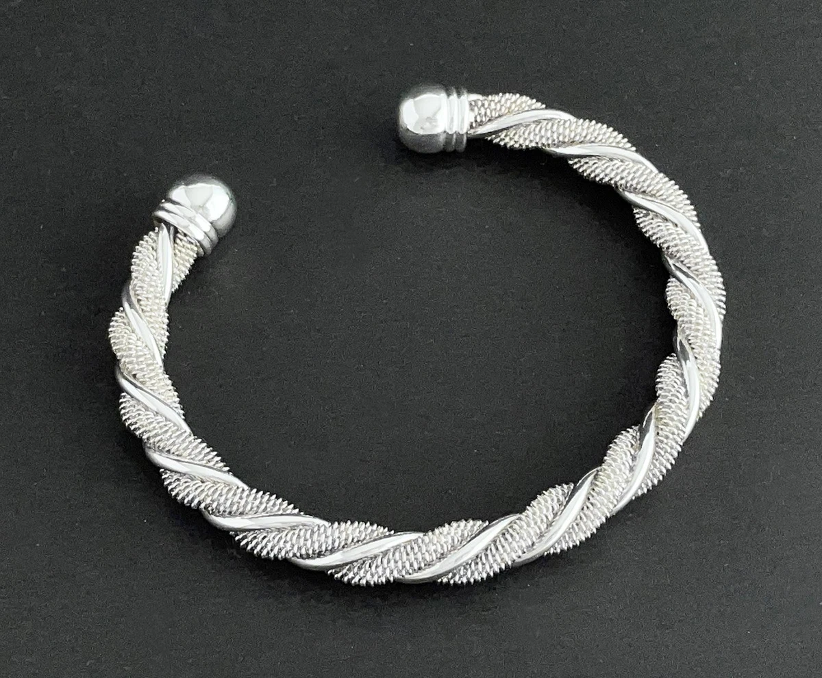 Tiffany Rope Bracelet In Vintage Designer Fine Bracelets for sale