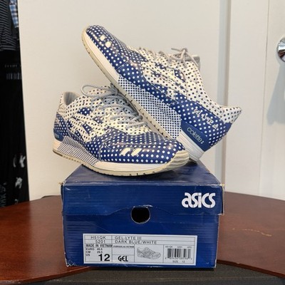 Colette x ASICS Gel Lyte 3 iii Dotty H51QK Men's Size 12 | eBay