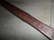 tawse/cane 2tail wishaw genuine leather rare old school tawse