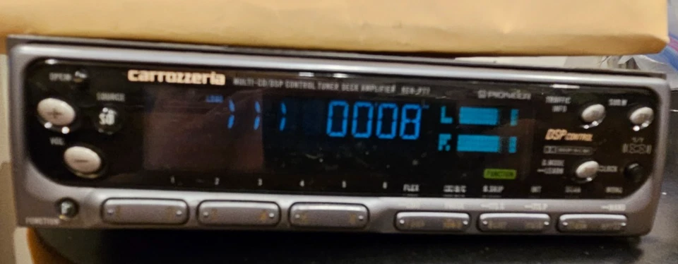 PIONEER CARROZZERIA KEH-P77 Car Stereo Cassette Japan Version KEH-P8200 Tested - Image 4 of 4