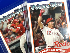 2023 Topps Throwback Thursday - SPENCER STEER ROOKIE RC #104 SP PHOTO VARIATION