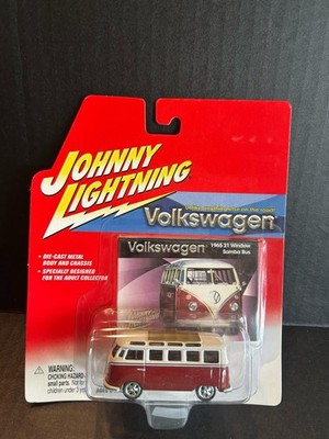 1965 VOLKSWAGEN 21 WINDOW SAMBA BUS Johnny Lightning Red