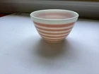 Pyrex 401 Pink Stripe Ring Mixing Bowl Vintage Glass 1 1/2 Pt USA