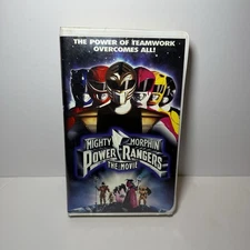 Power Rangers Mighty Morphin The Movie Clamshell VHS Tape