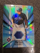 Ivan Rodriguez 2002 Topps Finest Jersey Relics #FRJ-IR HOF Texas Rangers NM-MT