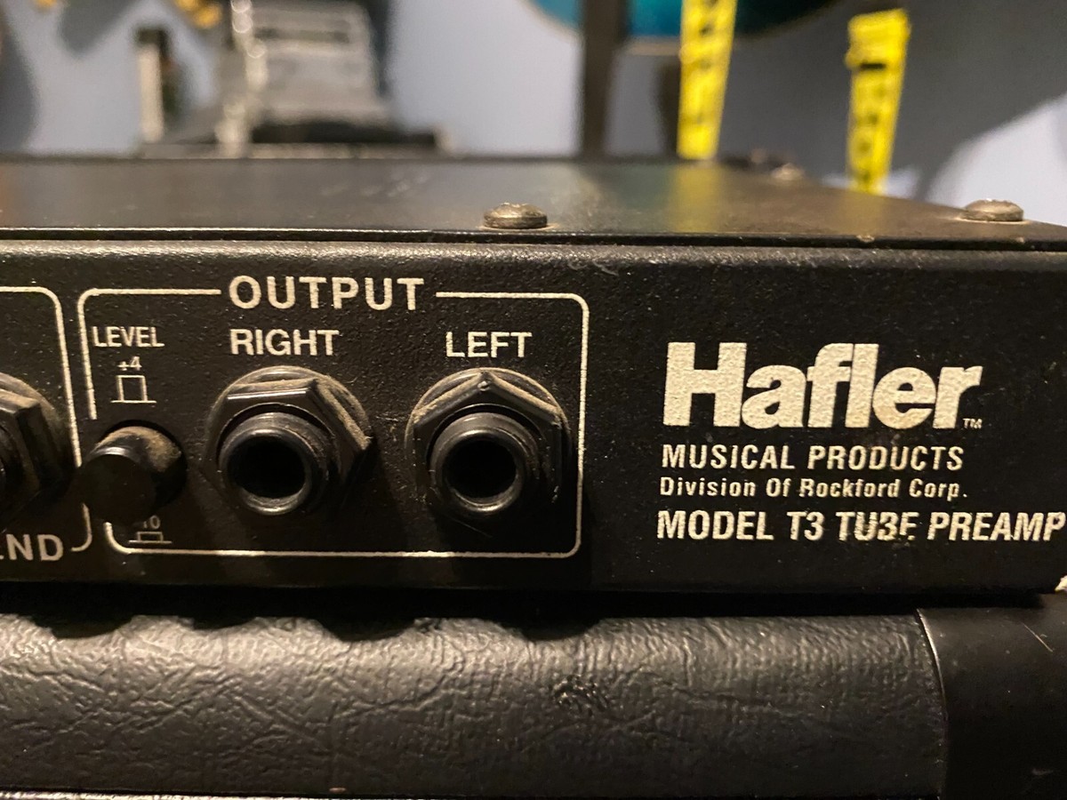 Hafler T3 Multi-Tube 3 Channel Guitar Pre-Amp Preamplifier Hafler T3 Multi-Tube 3 Channel Guitar Pre-Amp Preamplifier