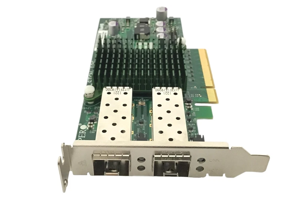 10GB SFP+ Dual Port X520-DA2 Supermicro PCIe Ethernet Card Low Profile Bracket - Image 2 of 4