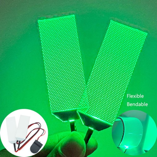 Green Bendable LED Glow Eyes Remote Control Touch Switch Cosplay Mask Eye Light - Picture 17 of 27