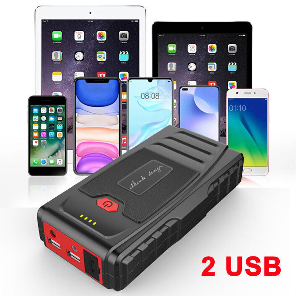 30000mAh USB Car Jump Starter Pack Booster Battery Charger Power Bank