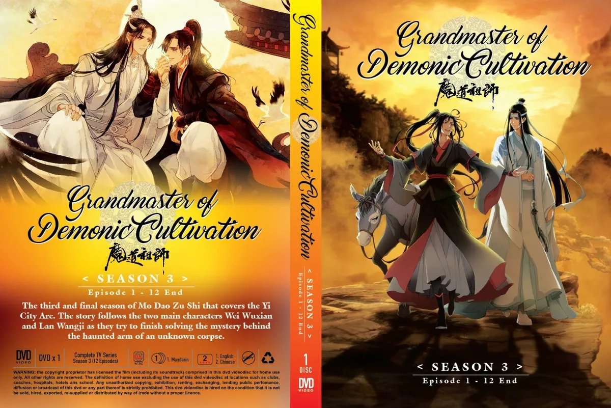 Dvd Anime Grandmaster of Demonic Cultivation Mo Dao Zu Shi TV 