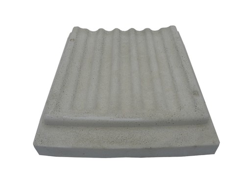 Wellfire Ersatzteil Feuerplatte für Grillkamin LANDAU 49 x 59 x 8,5 cm