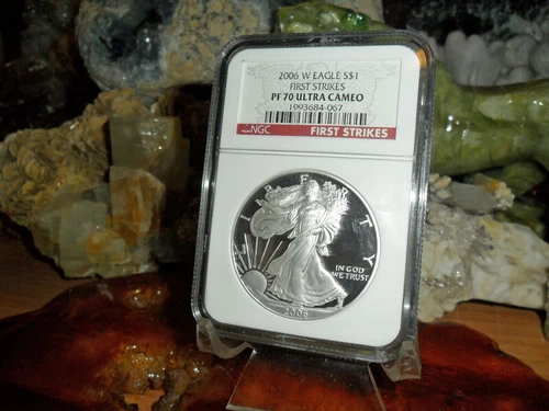 2006 W American Silver Eagle $1.00 First Strike NGC PR 70 ULTRA CAMEO RED LABEL 