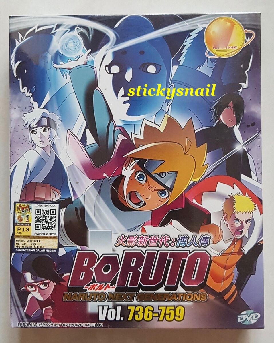 Anime DVD BORUTO Naruto Next Generation 736-759 English Subtitle