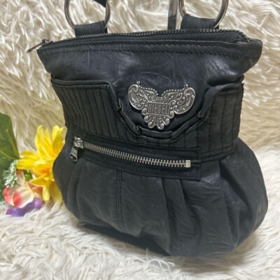 DIESEL Archive leather shoulder bag 2way