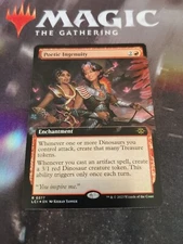 MTG. Poetic Ingenuity. Foil Borderless. Lost Of Caverns Of Ixalan. Nm