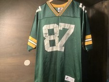Green Bay Packers Jersey Robert Brooks Mens SIZE LARGE  #87 Vintage Rare 