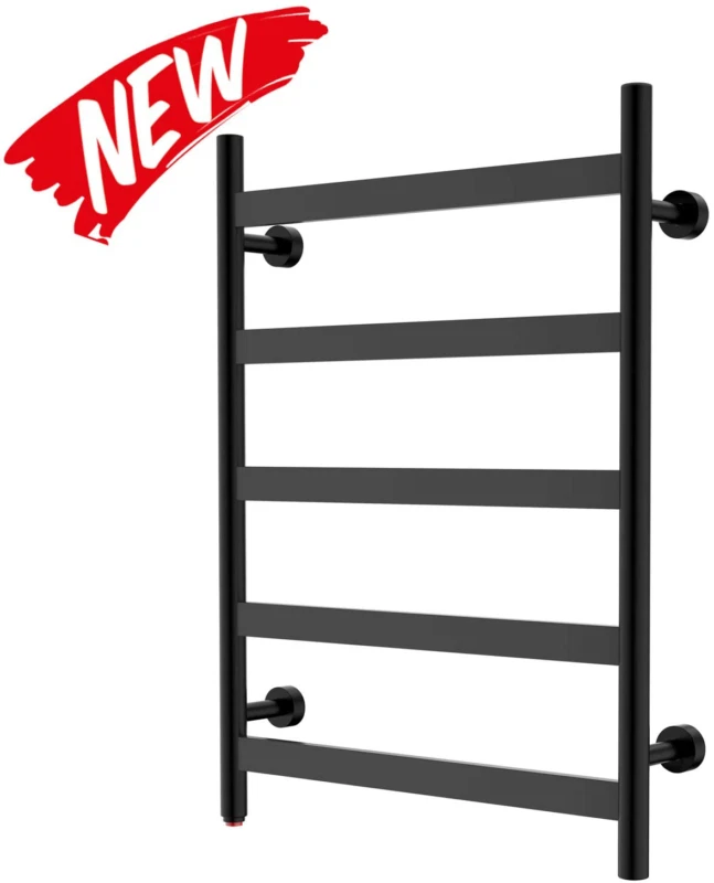 HEATGENE Towel Warmer 5 Flat Bar Towel Dryer Wall-Mounted Plug-in Bath Towel  Hea | eBay
