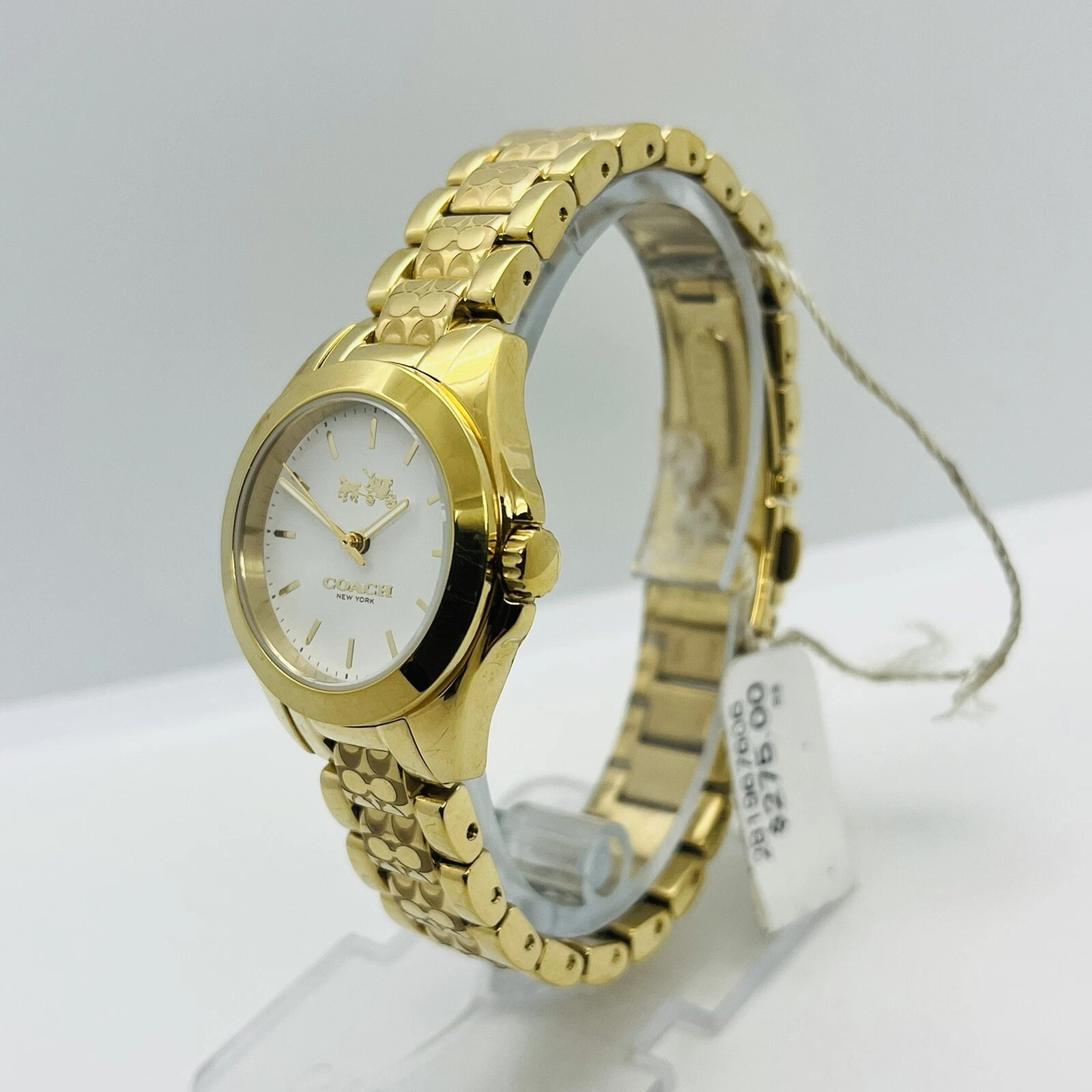 Orologio COACH Tristen Donna Quadrante Bianco Oro Acciaio Inox 3ATM 28mm 14502185