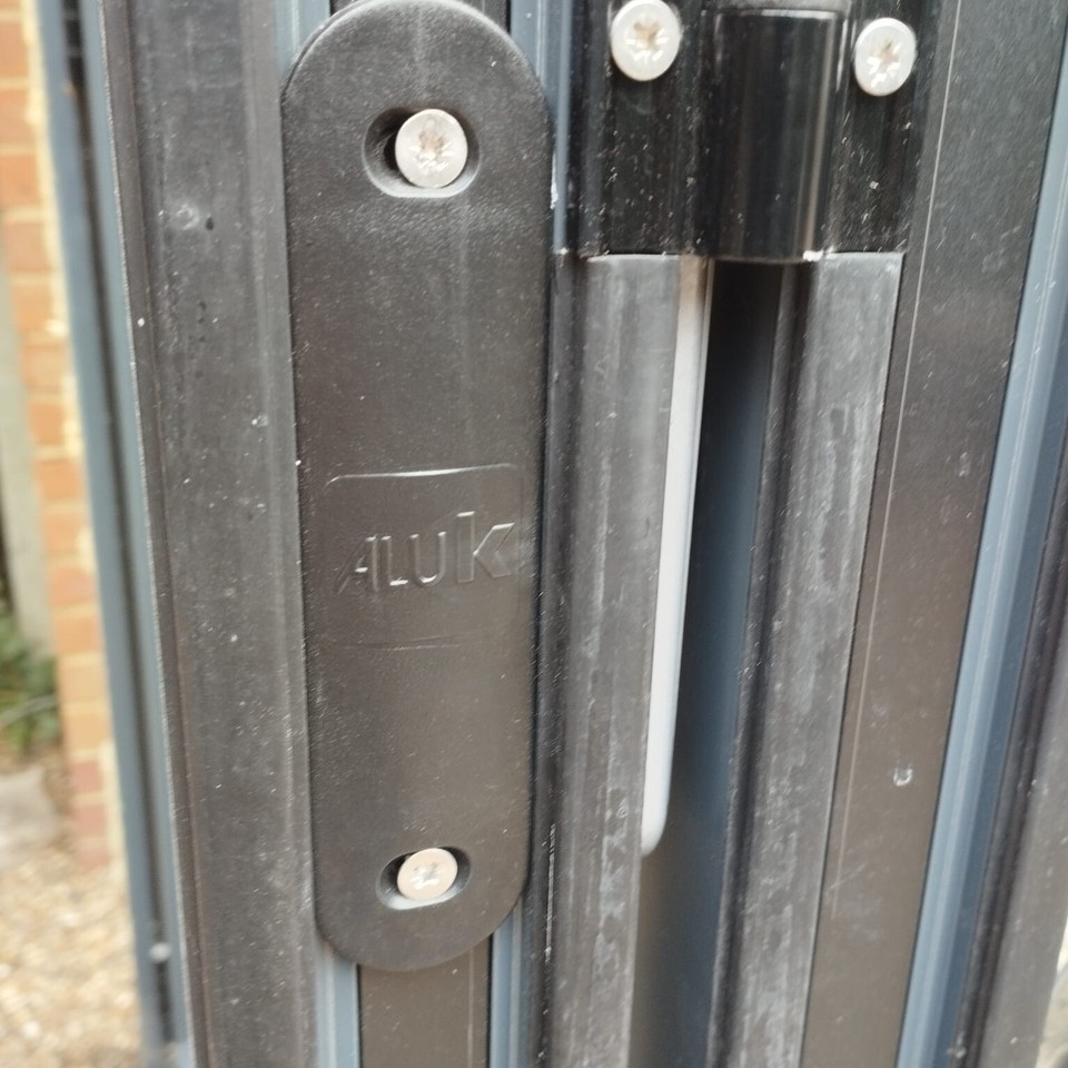 exterior external Anthracite Grey aluminium Bifold / Bi Folding Doors