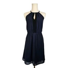 H&M Braided Neck Halter Dress Sheer Chic Feminine Whimsigoth Fairy