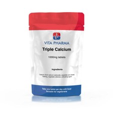 Triple Calcium 1000mg tablets | Bone & Joint Support | Vitality VITAPHARMA