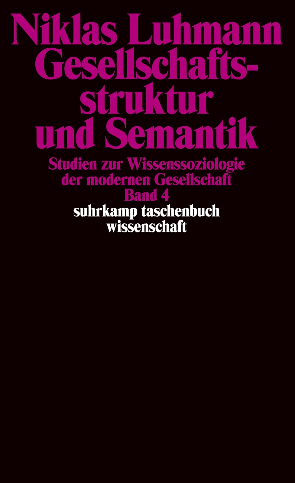Thumbnail - Gesellschaftsstruktur Und Semantik Niklas Luhmann