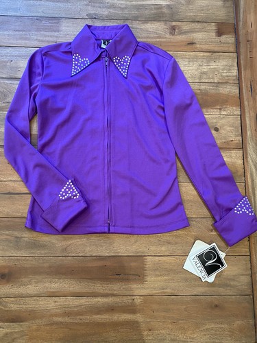 Purple Western Show Shirt Women's Small 