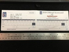 2018 Quicken Loans Actual Scorecard  PGA   Kevin Na  -  David Hearn Marker