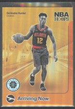 2019-20 NBA Hoops Premium Stock Arriving Now Orange Prizm De'Andre Hunter Rookie