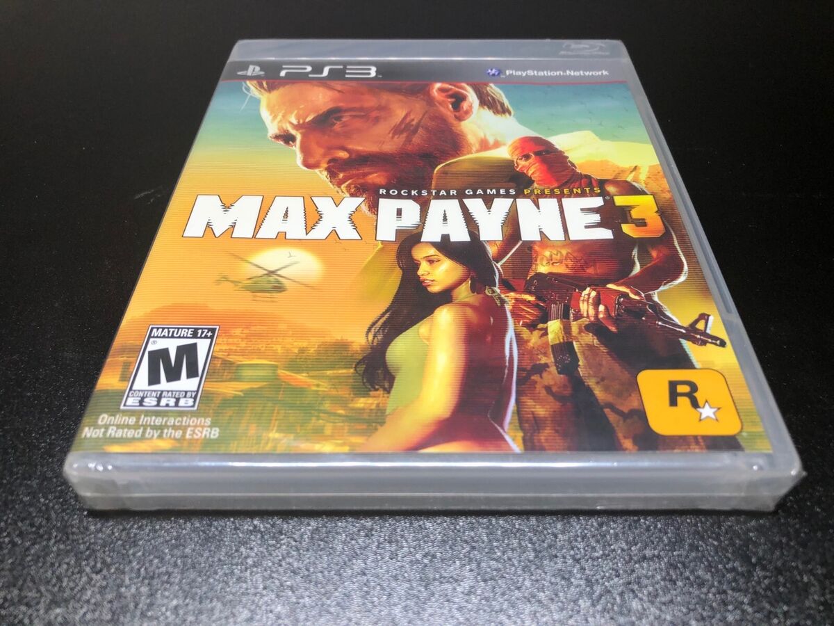 🌟 Max Payne 3 - Sony PlayStation 3 PS3 - Brand New Factory Sealed