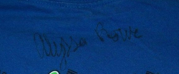 FILA MAGLIA ALYSSA ROWE #55 DIRT MODIFIED RACING BLU TAGLIA L AUTOGRAFATA