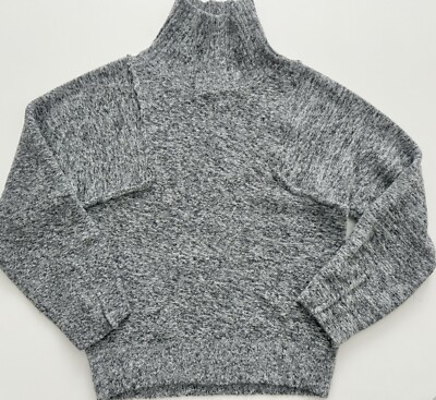 Universal Thread Target Black Gray Marled Turtleneck Sweater Size XS