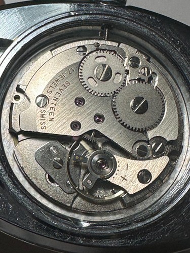 NEW OLD STOCK BARLUX 17J WIND-UP MEN'S STAINLESS ST WRISTWATCH CAL AS/ST 1950/51 - Picture 8 of 10