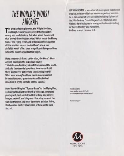 THE WORLD'S WORST AIRCRAFT, HARDCOVER, DJ, 2007 - Picture 2 of 11