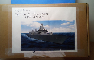 EV resin kit 1/700 HMS Type 26 City-Class Frigate Glasgow. New. Nice kit.