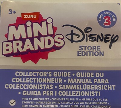 Mini Brands Disney Toy Store Edition Mixed Series 1 2 3 YOU PICK
