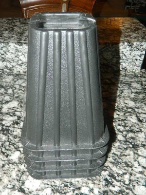 NEW set of 4 furniture Bed Risers 8'' height 4'' width at top